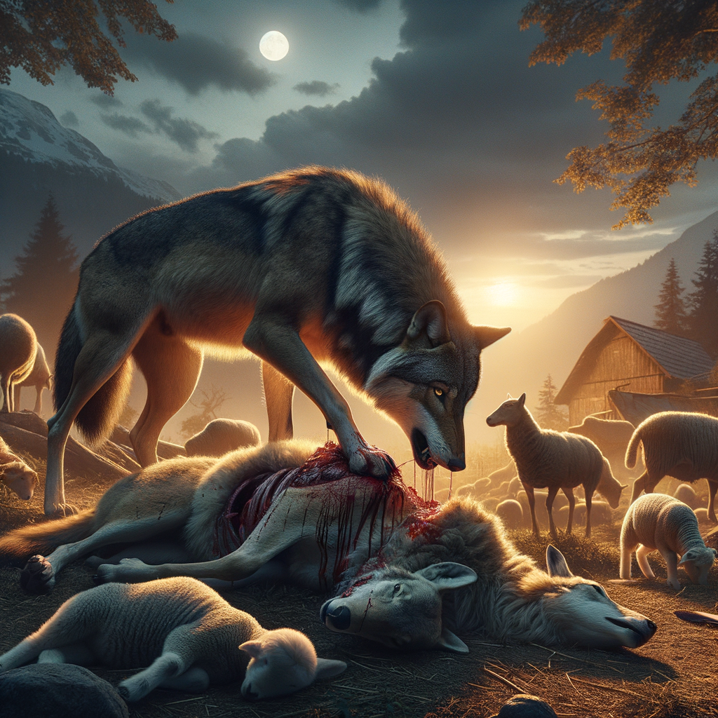 Intervention nocturne en Drôme : Un loup abattu suite à une attaque de troupeau
