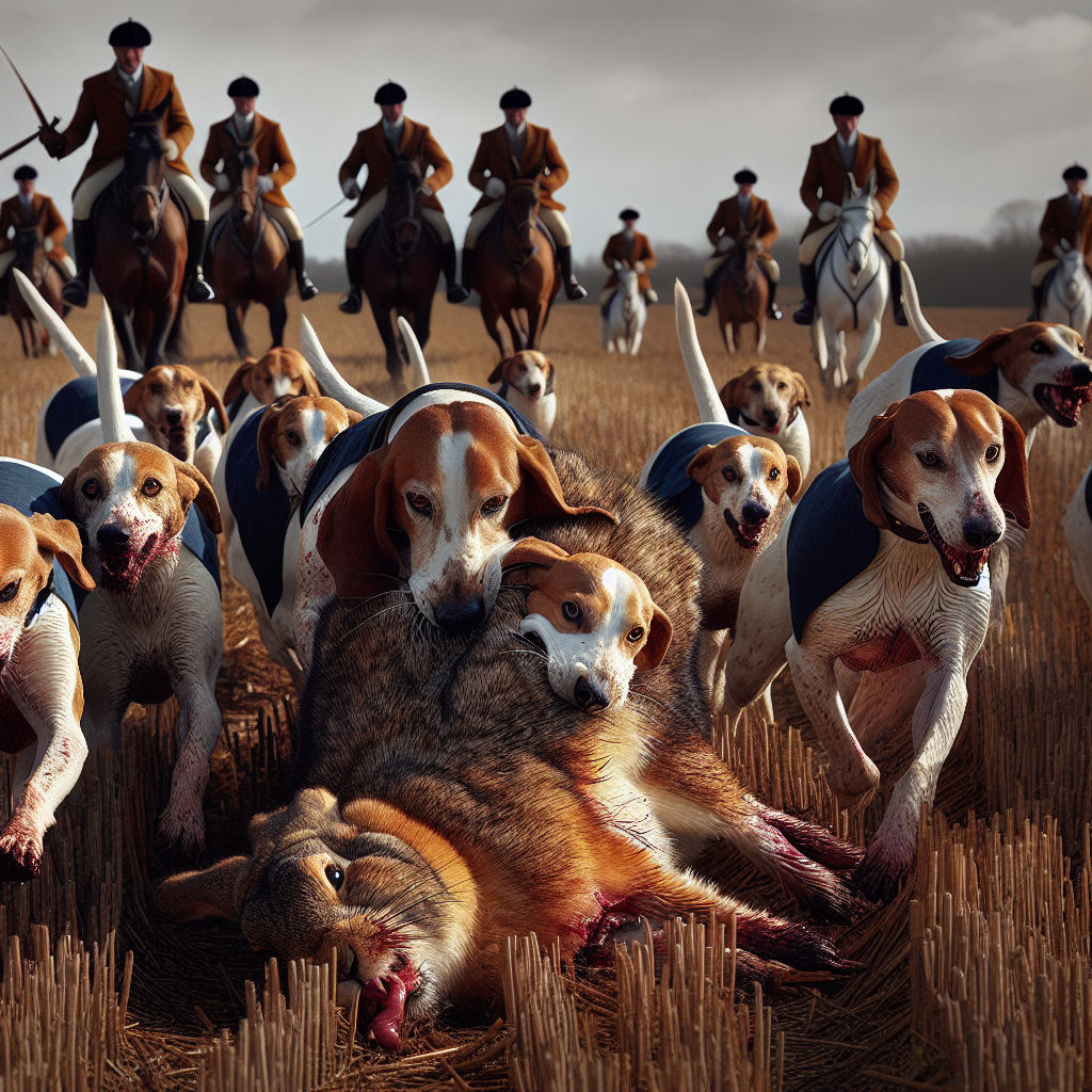 La Danse des Chiens Courants: Chasse au Lièvre à Bouzon-Gellenave