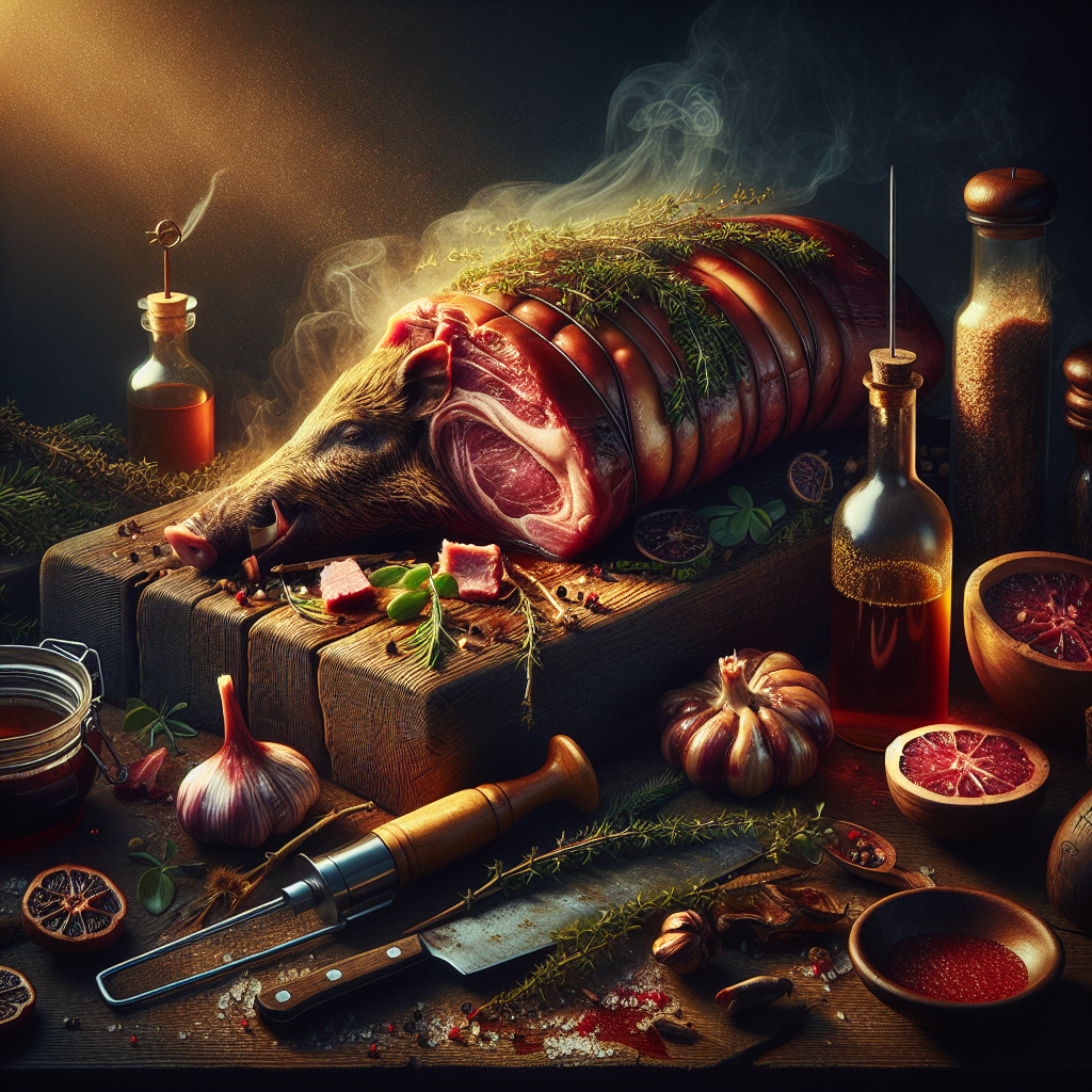 Sublimation de la Noix de Cuissot de Sanglier