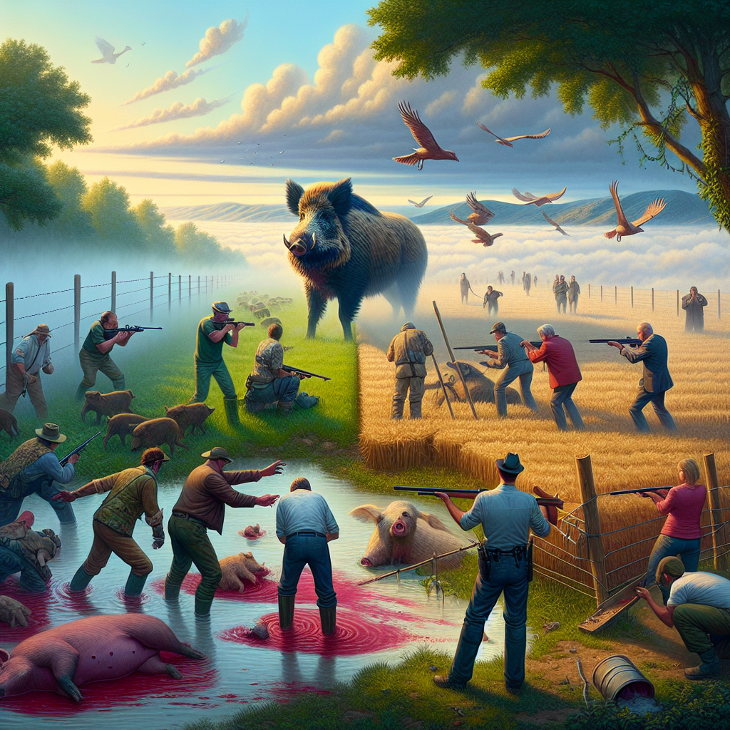 Conflit entre agriculteurs et chasseurs