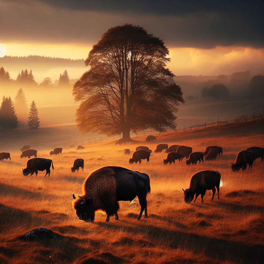 Le Bison d'Europe Pourrait Il Aider la France à Combattre le Réchauffement Climatique