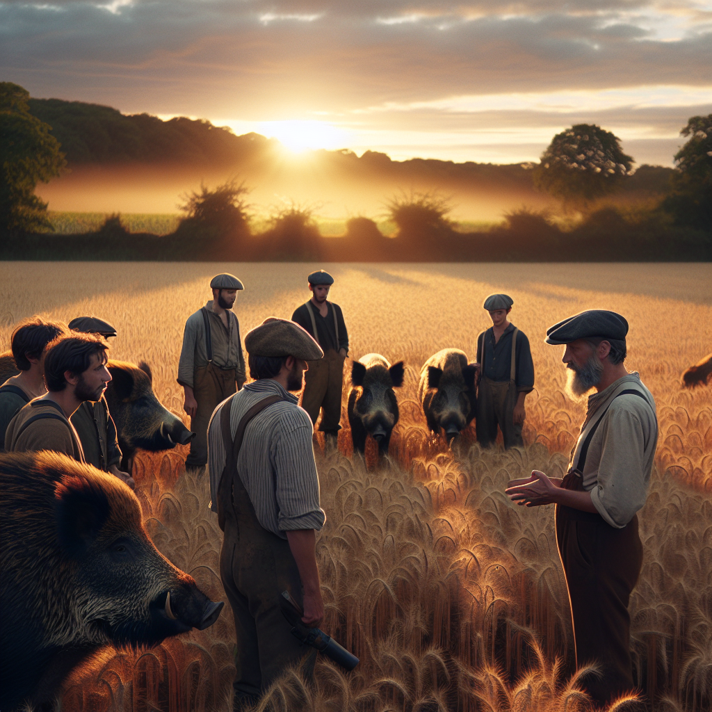 Le conflit entre agriculteurs et chasseurs à propos des sangliers au Lot