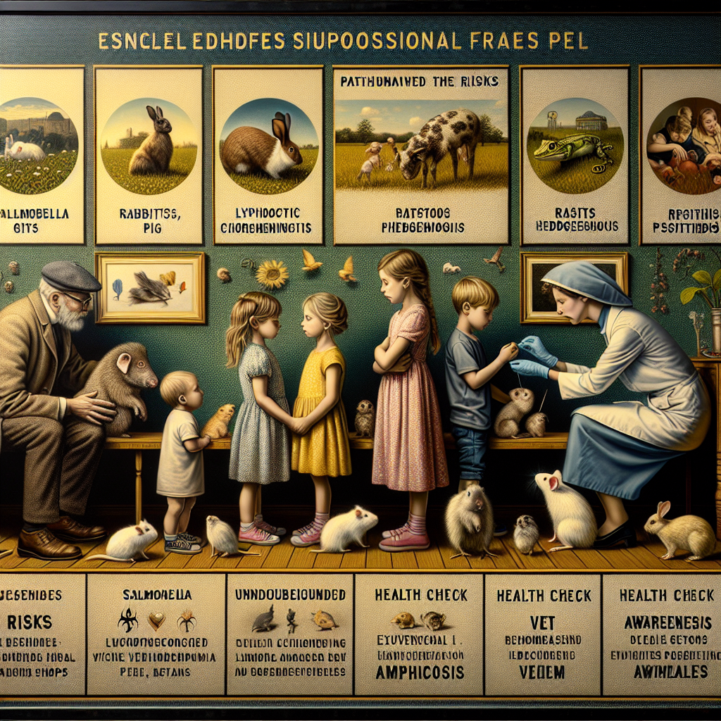 Risques des contacts entre enfants et animaux de compagnie non traditionnels