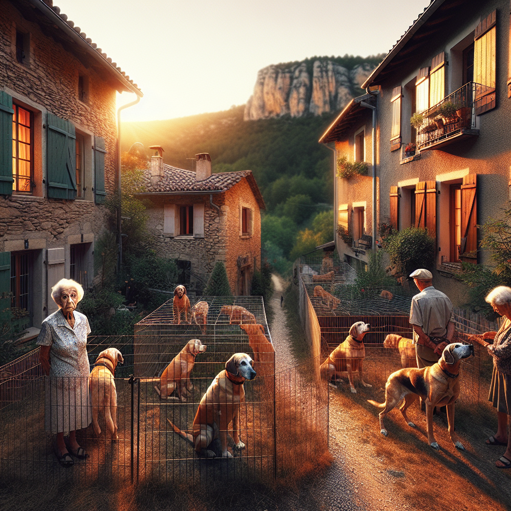 Ardeche des chiens de chasse perturbent la vie des habitants