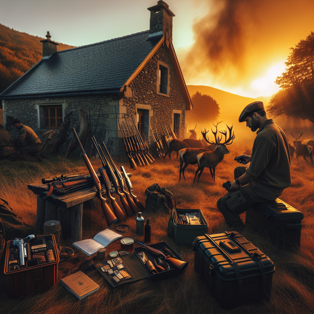 Bonnac Les Chasseurs Préparent l'Ouverture de la Saison