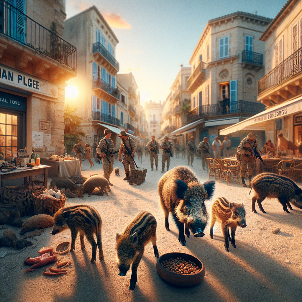 Des Sangliers Envahissent Mimizan Plage