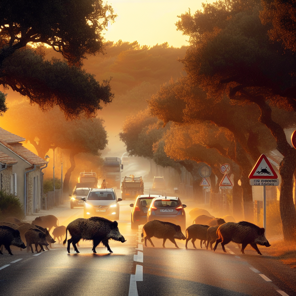 Gironde invasion de sangliers dans les communes du Bassin d'Arcachon