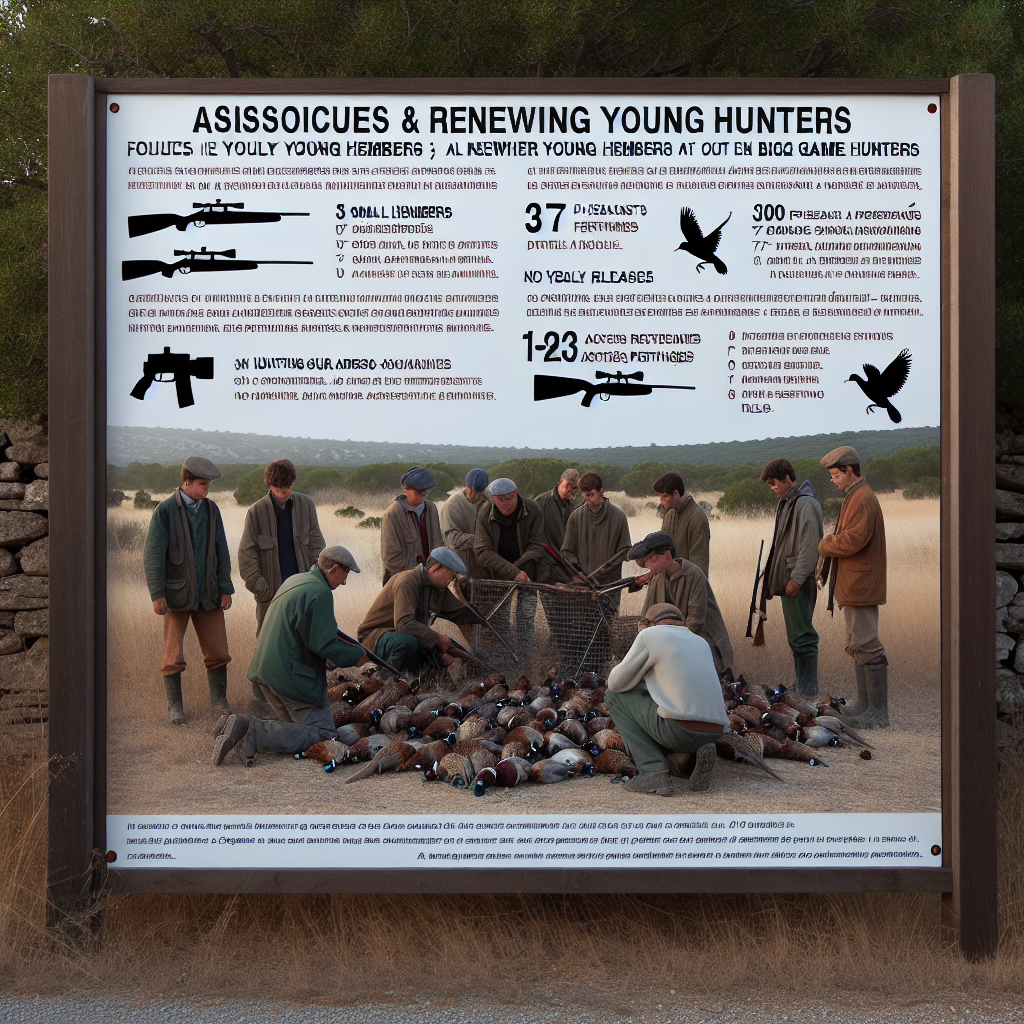 Le renouvellement des jeunes chasseurs à Lézignan-Corbières