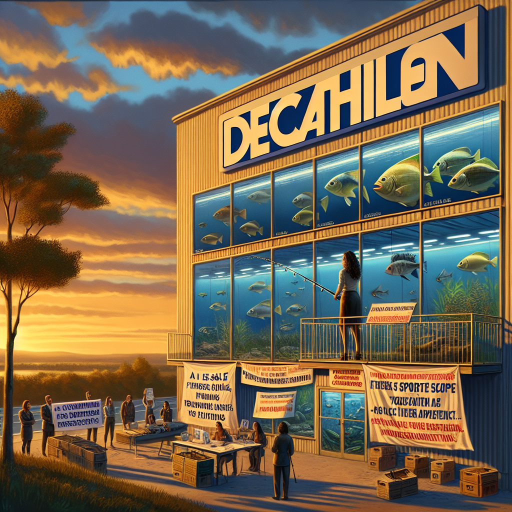 Les critiques des animalistes ciblent la vente de poissons vivants chez Décathlon Niort