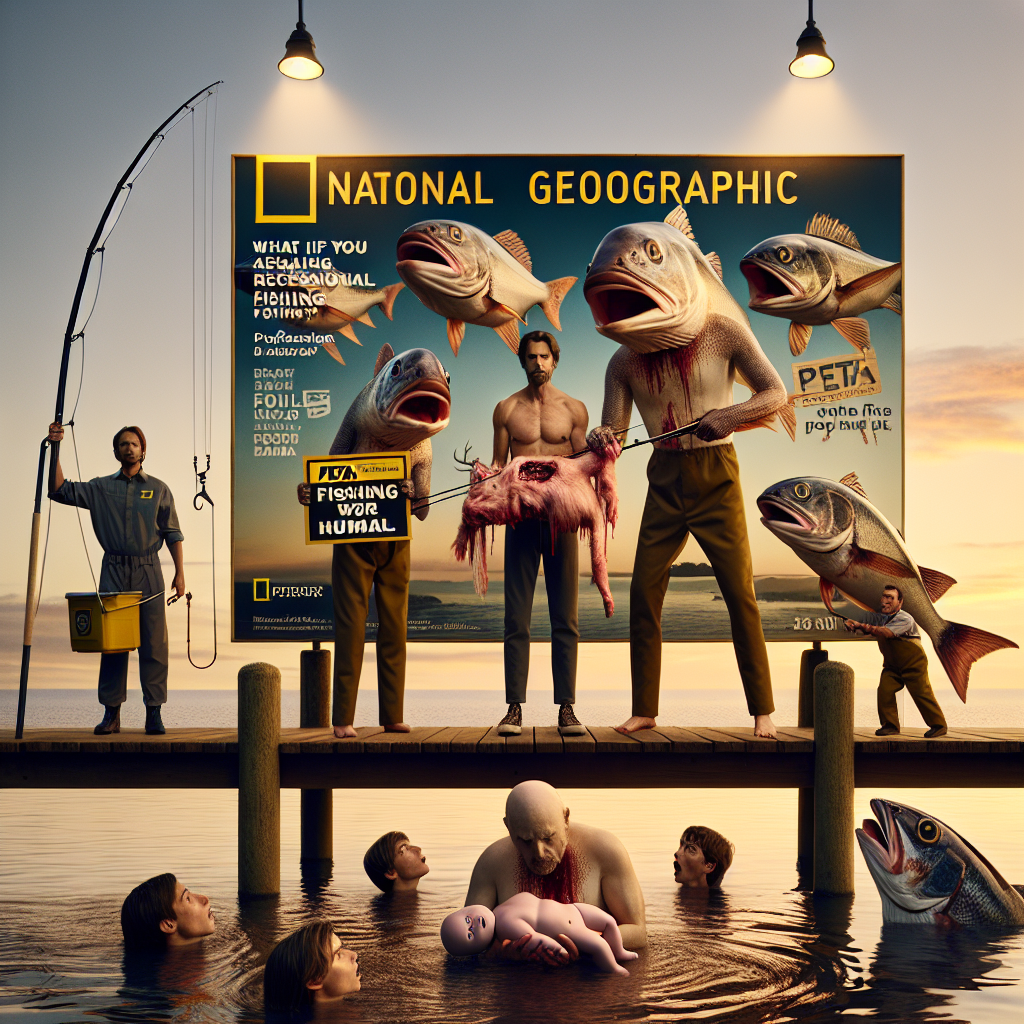 PETA Lance une Nouvelle Campagne Contre la Pêche de Loisir