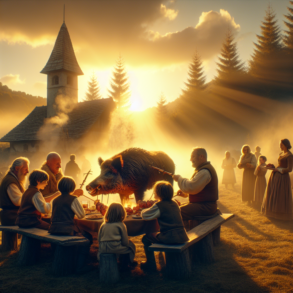 Larra Sanglier à la broche pour les 50 ans de l'ACCA