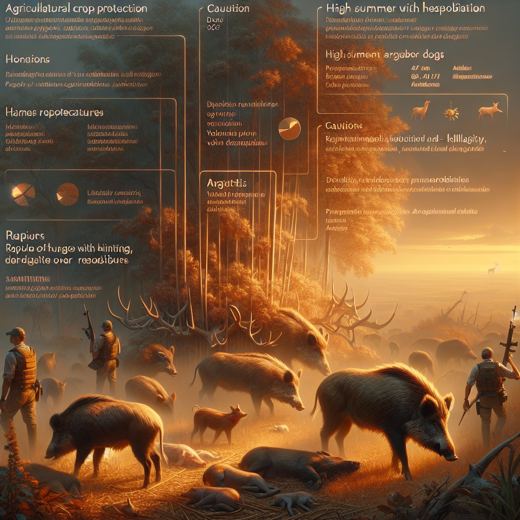 Chasse au Sanglier dès le 15 Août : Entre Protection des Cultures et Défis Estivaux