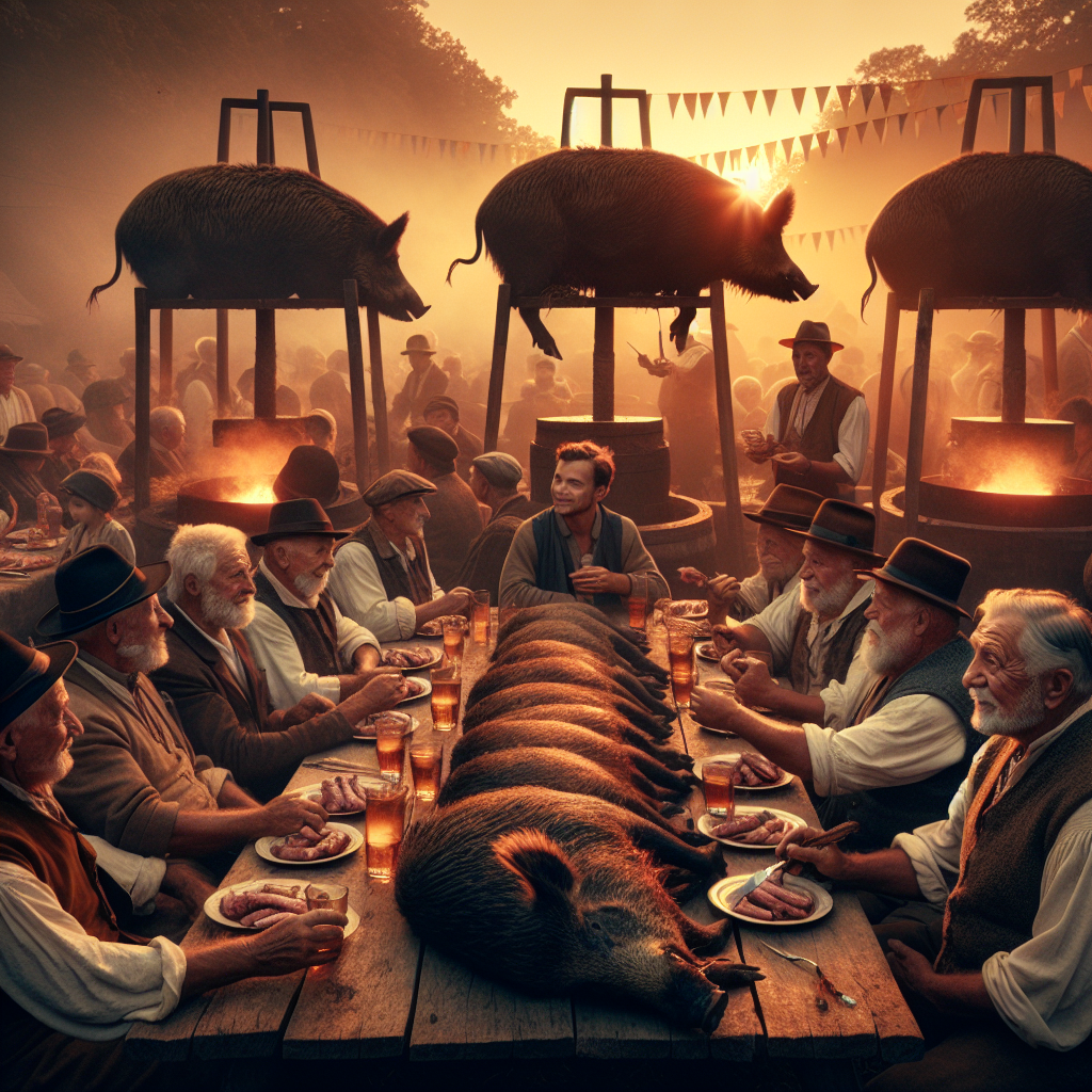 Romenay Sanglier pour la cabane des chasseurs