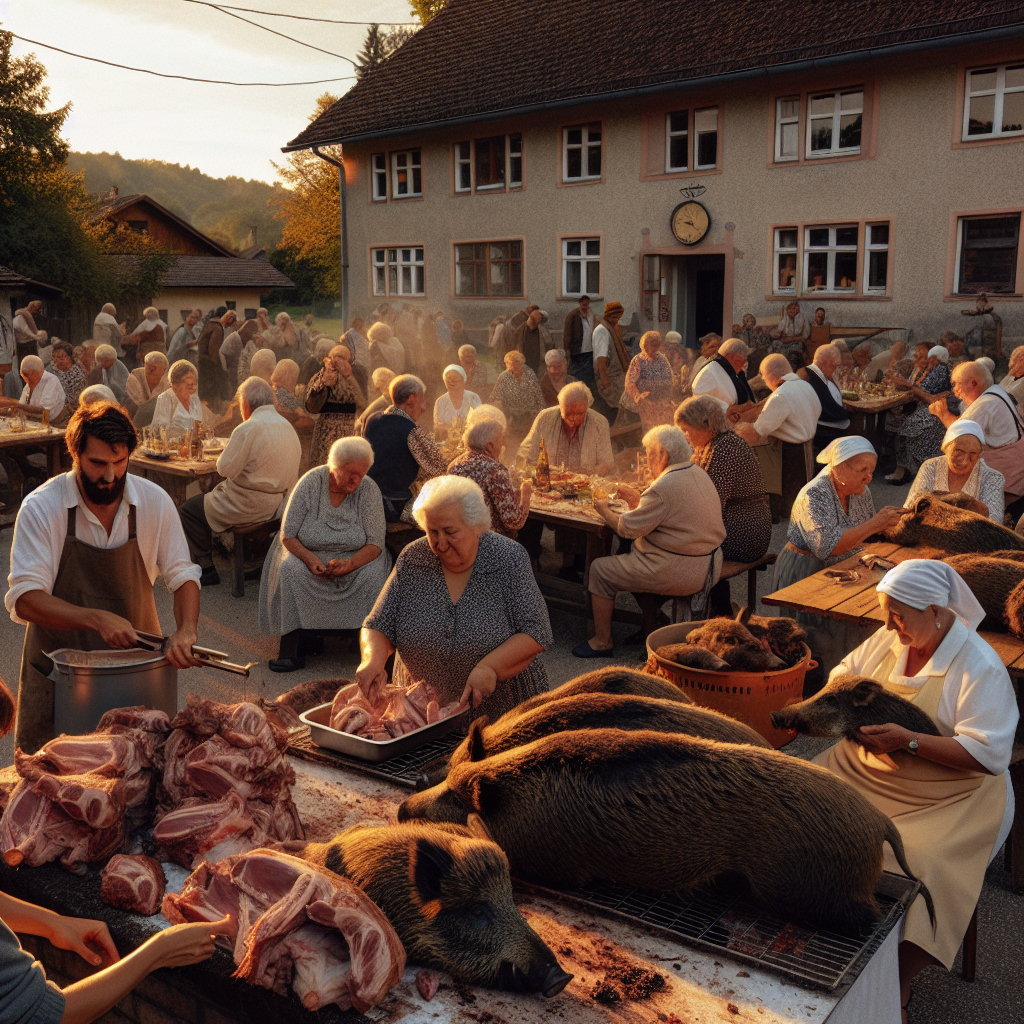 Sanglier au Menu : Réunion Annuelle de la Chasse à Curac