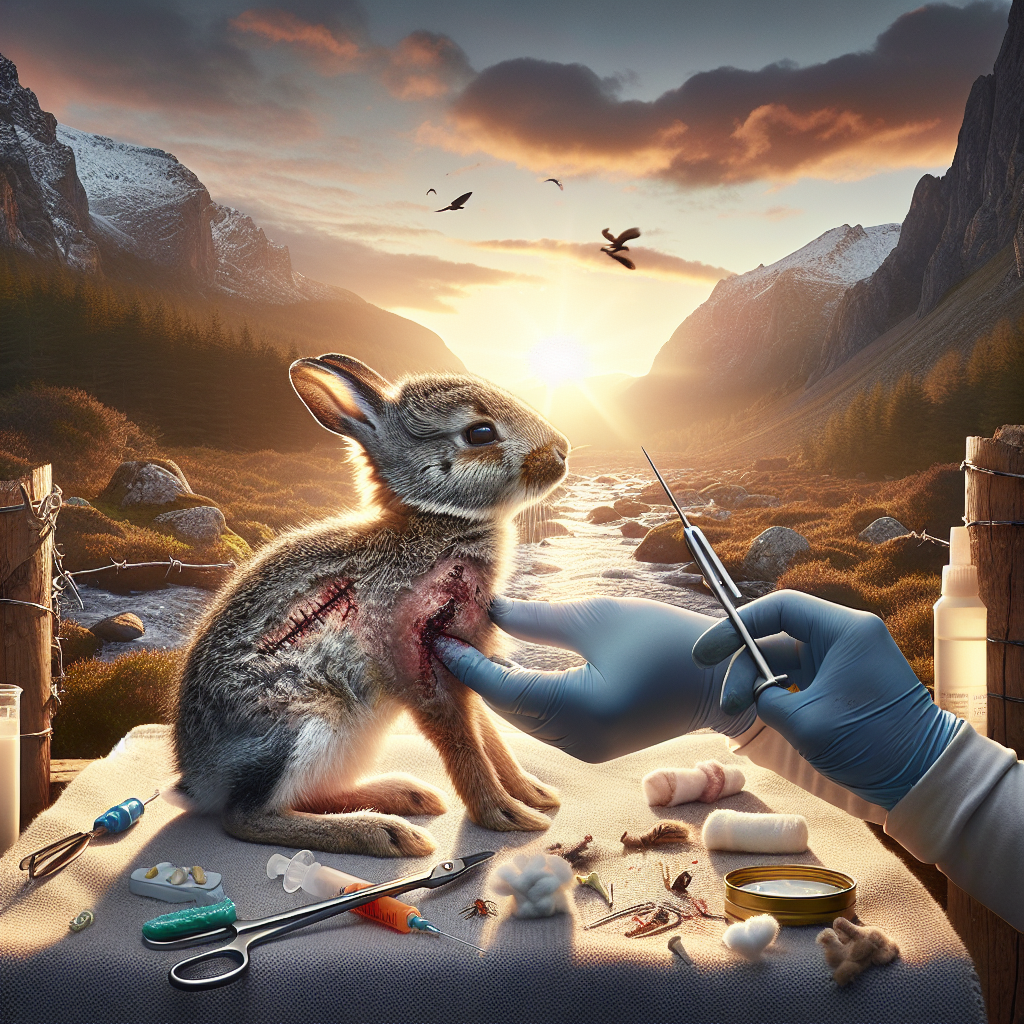 Victoire et guérison pour un lapin blessé dans les Pyrénées-Atlantiques