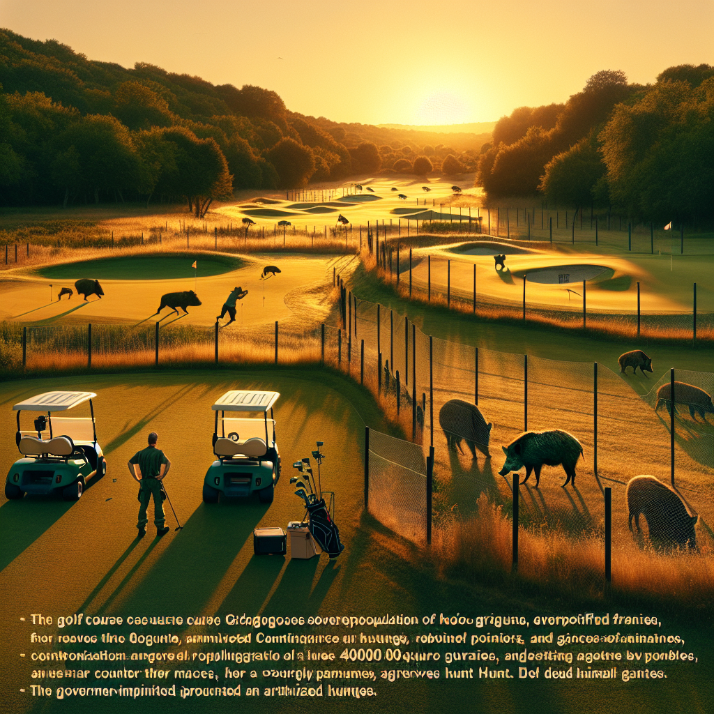 Battue administrative en Dordogne pour protéger un golf des sangliers