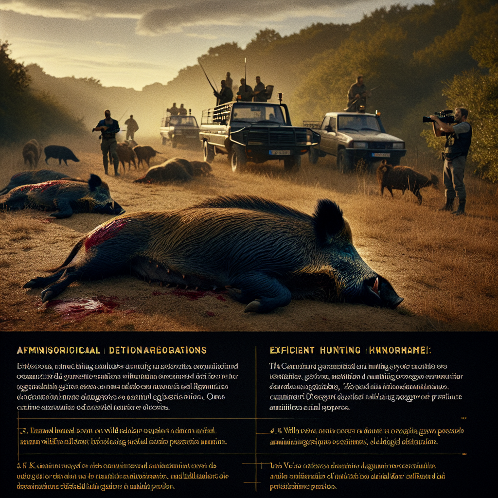 Des sangliers chassés sans déclaration en préfecture un nouveau dispositif dans l'Indre