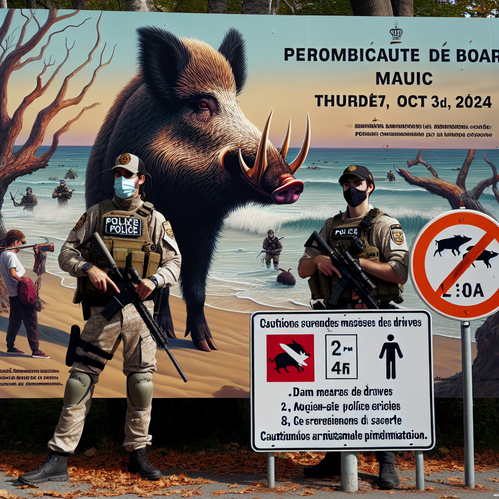 Battue à Larmor-Plage contre la prolifération des sangliers