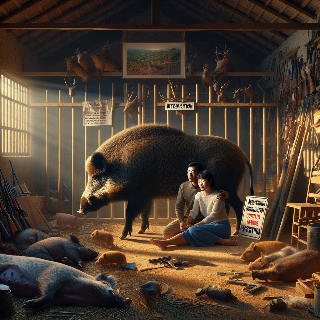 Conflit autour d'une laie recueillie illégalement en Côte-d'Or