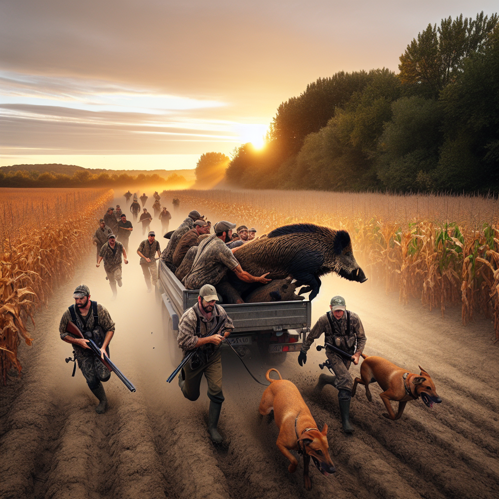 Des chasseurs abattent un sanglier de 147 kg dans le Tarn-et-Garonne