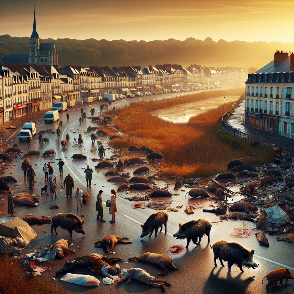 Invasion de sangliers à Vaux-sur-Seine : panique chez les habitants et mobilisation de la mairie