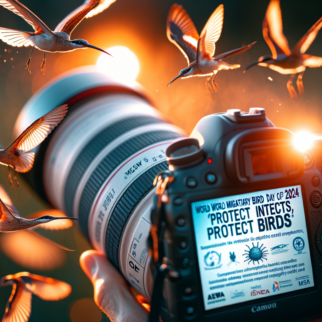 Journée mondiale des oiseaux migrateurs 2024 Protegeons les insectes protegeons les oiseaux