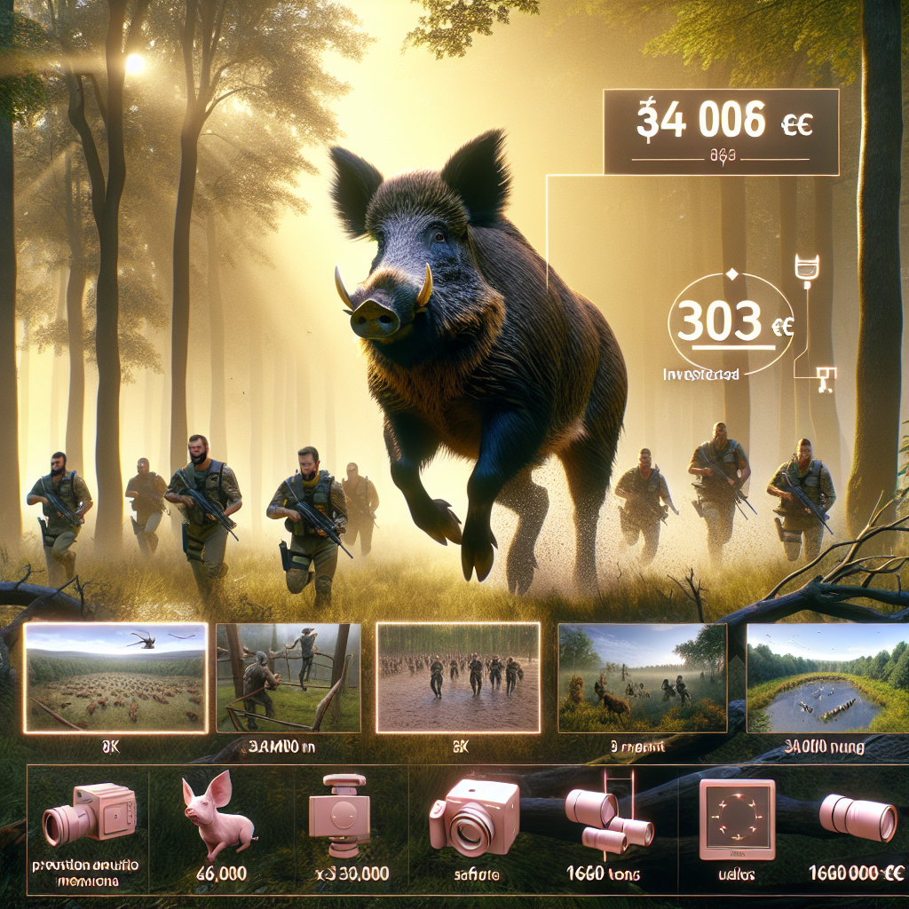 Les chasseurs du Morbihan investissent dans un sanglier courant pour la sécurité