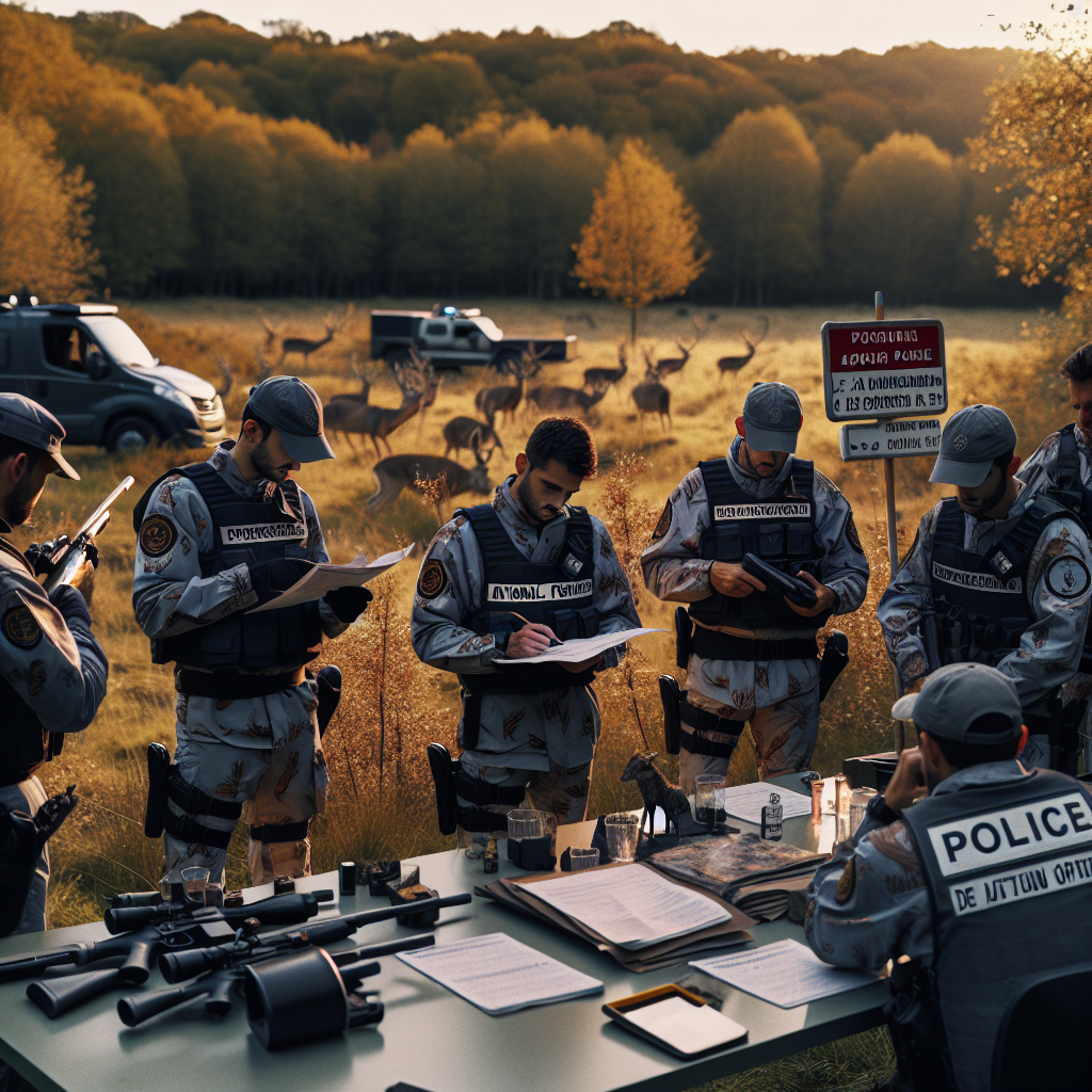 Les inspecteurs de l'OFB surveillent les chasseurs en Dordogne