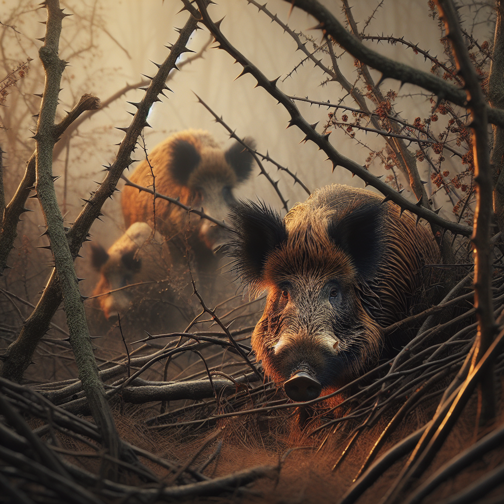 Ruses et stratégies de défense du sanglier en battue