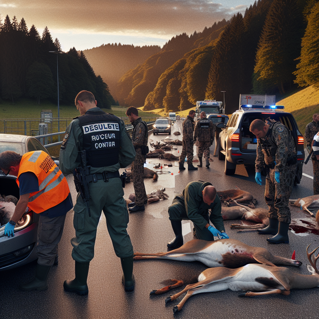 Opération de contrôle des chasseurs dans le Jura