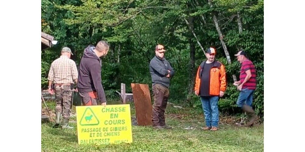 Préparatifs avant l’ouverture de la chasse à Étival